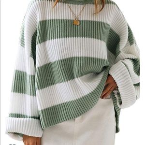 Striped oversized sweater new
